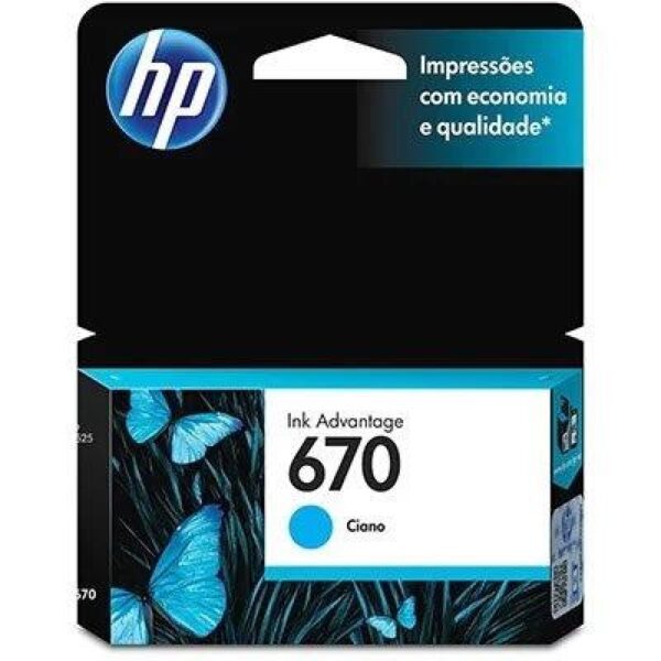 CARTUCHO HP 670 CIANO