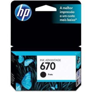 CARTUCHO HP 670 PRETO