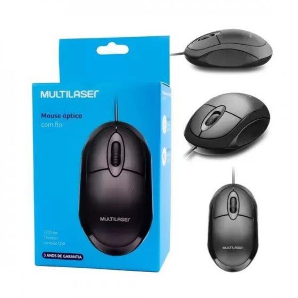 MOUSE ÓPTICO MO300 COM FIO