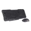 TECLADO + MOUSE K-W10BK SEM FIO