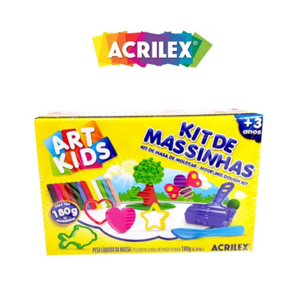 KIT DE MASSINHA - ACRILEX180g