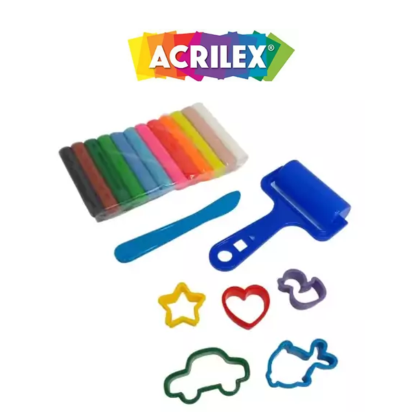 KIT DE MASSINHA - ACRILEX180g