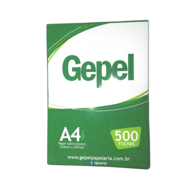 PAPEL GEPEL A4 COM 500 FOLHAS